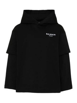 Balmain: t-shirts - T-Shirt With Logo