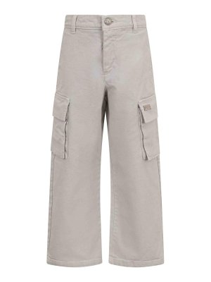 Balmain: カジュアルトラウザー - カジュアルパンツ - グレー