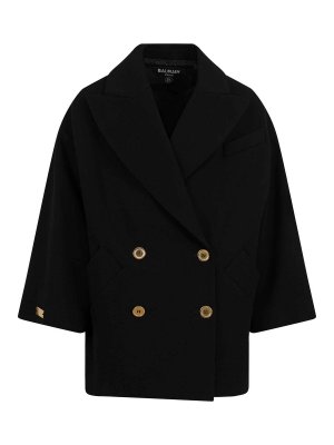Balmain: Blazer - Blazer - Negro
