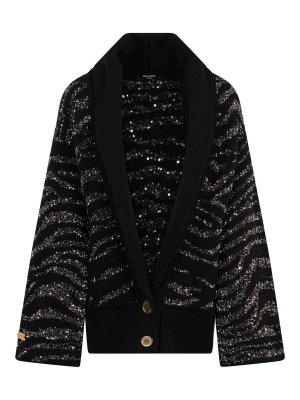 Balmain: カーディガン - カーディガン - 黒