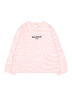 Balmain: Sweatshirts und Pullover - Sweatshirt - Nude