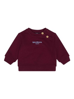 Balmain: Sweatshirts & Pulls - Sweat-Shirts - Rouge Brun