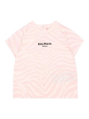 Balmain: t-shirts - T-Shirt With Logo