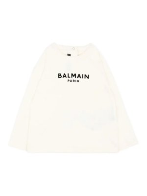 Balmain: t-shirts - T-Shirt With Logo