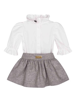 Balmain: Camisas - Camisa - Gris