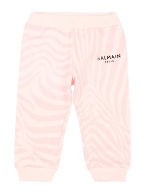 Balmain: casual trousers - Trousers With Logo