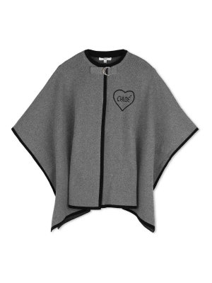 CHLOE': Capes &  Ponchos - Cape With Embroidery
