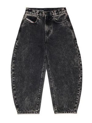 DIESEL: Jeans Rectos - Vaqueros Rectos - Negro