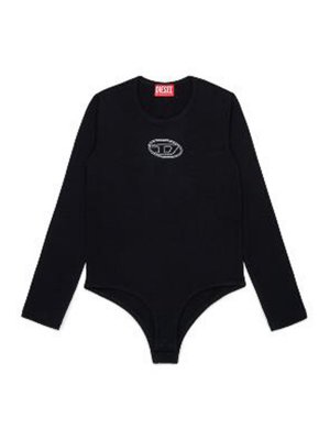 DIESEL: Tops y camisetas sin mangas - Top - Negro