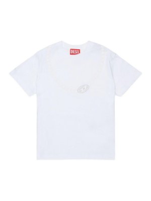 DIESEL: Camisetas - Camiseta - Blanco