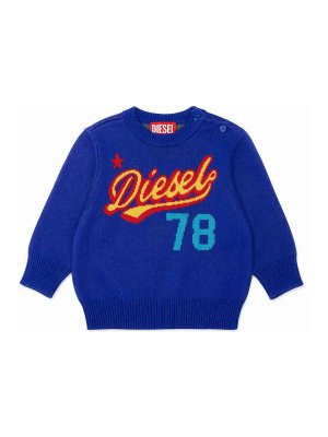DIESEL: クルーネック - クルーネック - ブルー