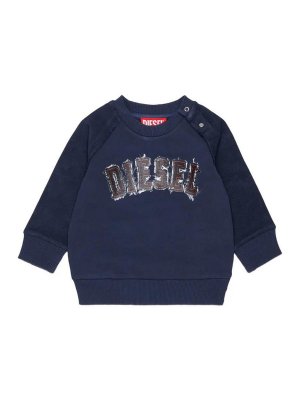 DIESEL: Sudaderas y suéteres - Sudadera - Azul