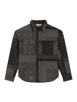 Dolce & Gabbana Jr: カジュアルジャケット - カジュアルジャケット - グレー
