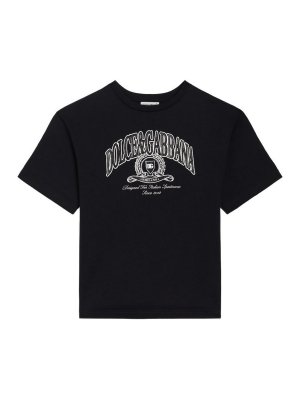 Dolce & Gabbana Jr: T-shirts - T-Shirt - Blau