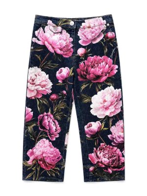 Dolce & Gabbana Jr: Jeans à jambe droite - Jean Droit - Bleu