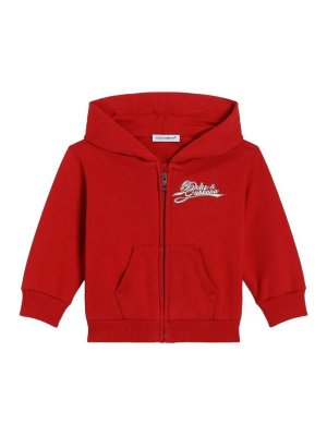 Dolce & Gabbana Jr: Sudaderas y suéteres - Sudadera - Rojo