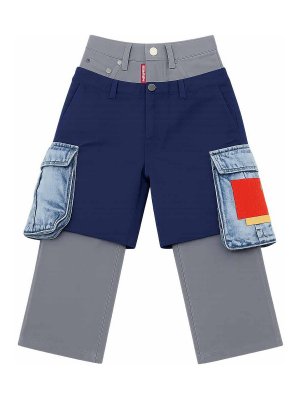 DSQUARED2: Pantalons casual - Pantalons Décontractés - Gris