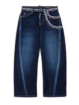 DSQUARED2: Jeans à jambe droite - Jean Droit - Bleu