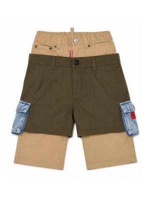 DSQUARED2: Pantalons casual - Pantalons Décontractés - Marron