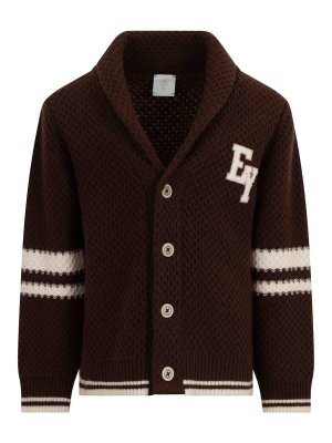 ELEVENTY: Cardigans - Cardigan - Marron