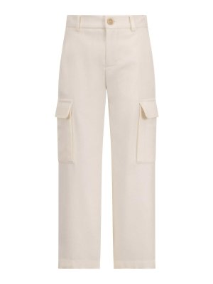 ELEVENTY: Pantalons casual - Pantalons Décontractés - Crème