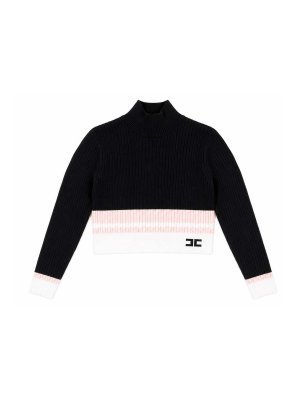 ELISABETTA FRANCHI: クルーネック - クルーネック - 黒