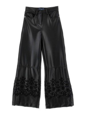 ERMANNO SCERVINO: Pantalons casual - Pantalons Décontractés - Noir