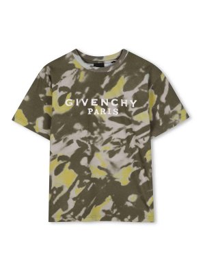 GIVENCHY: t-shirts - T-Shirt With Tie-Dye Pattern