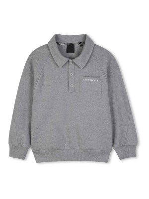 GIVENCHY: polo shirts - Polo shirt with embroidered logo
