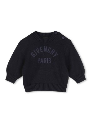 GIVENCHY: crew necks - Pullover with embroidery