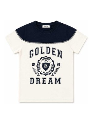 GOLDEN GOOSE: t-shirt - T-Shirt Con Stampa