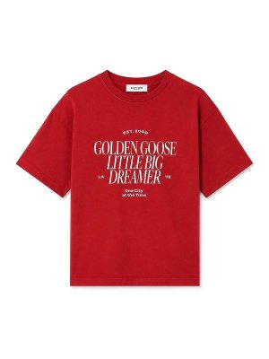 GOLDEN GOOSE: T-shirts - T-Shirt - Rouge