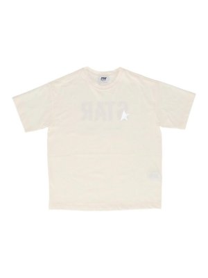 GOLDEN GOOSE: T-shirts - T-Shirt - Blanc