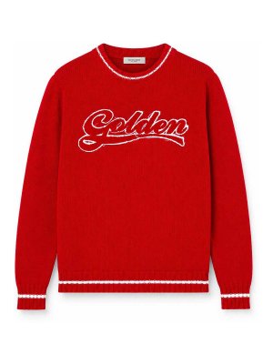 GOLDEN GOOSE: クルーネック - クルーネック - 赤