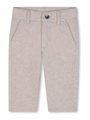 Hugo Boss: pantaloni casual - Pantaloni Con Logo Applicato