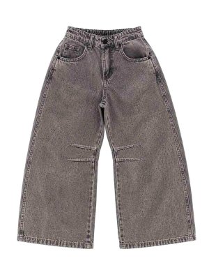 LULU BY MISS GRANT: Jeans à jambe droite - Jean Droit - Gris