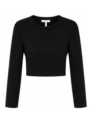 LULU BY MISS GRANT: Pull col rond - Pull Col Rond - Noir