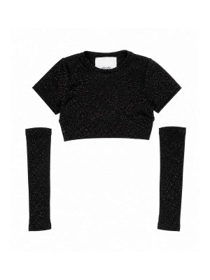 LULU BY MISS GRANT: t-shirt - T-Shirt Maniche Removibili