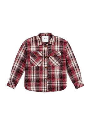 LULU BY MISS GRANT: Chemises - Chemise - Rouge Brun