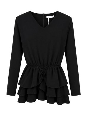 LULU BY MISS GRANT: abiti al ginocchio - Vestito  A Balze