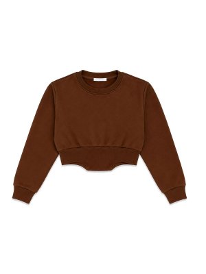 LULU BY MISS GRANT: Sudaderas y suéteres - Sudadera - Marrón
