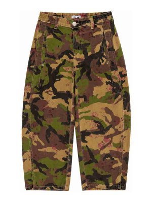 LULU BY MISS GRANT: Pantalons casual - Pantalons Décontractés - Vert