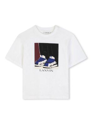 LANVIN: t-shirt - T-Shirt Con Stampa