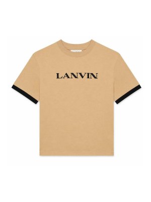 LANVIN: Tシャツ - Tシャツ - ベージュ