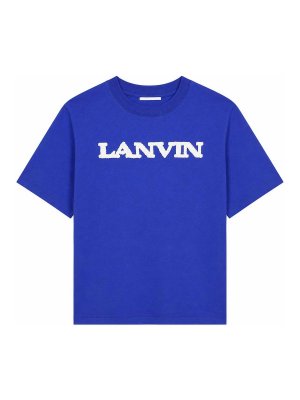LANVIN: t-shirts - T-Shirt With Embroidery