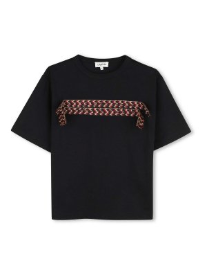 LANVIN: t-shirts - T-Shirt With Application