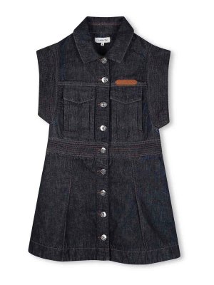 LANVIN: ニーレングスドレス - 膝丈ドレス - ブルー