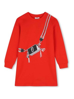 MARC JACOBS: Robe longueur genou - Robe Au Genou - Rouge