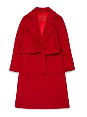MAX&CO.: Abrigos semilargos - Abrigo Midi - Rojo