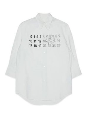 MM6 MAISON MARGIELA: ニーレングスドレス - 膝丈ドレス - 白